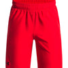 Short de entrenamiento para niño Woven rojo Under Armour