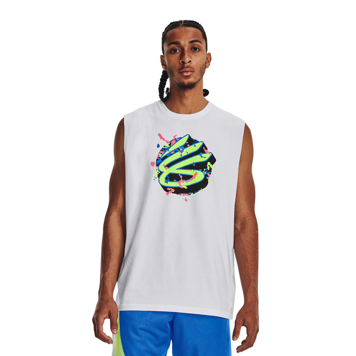 Polera UA sin mangas Curry  para hombre