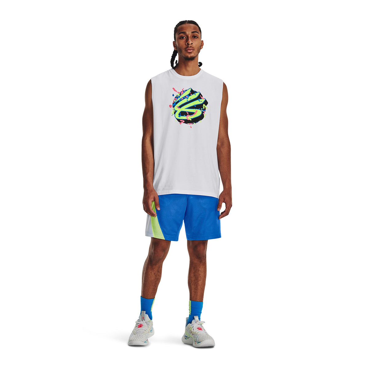 Polera UA sin mangas Curry  para hombre