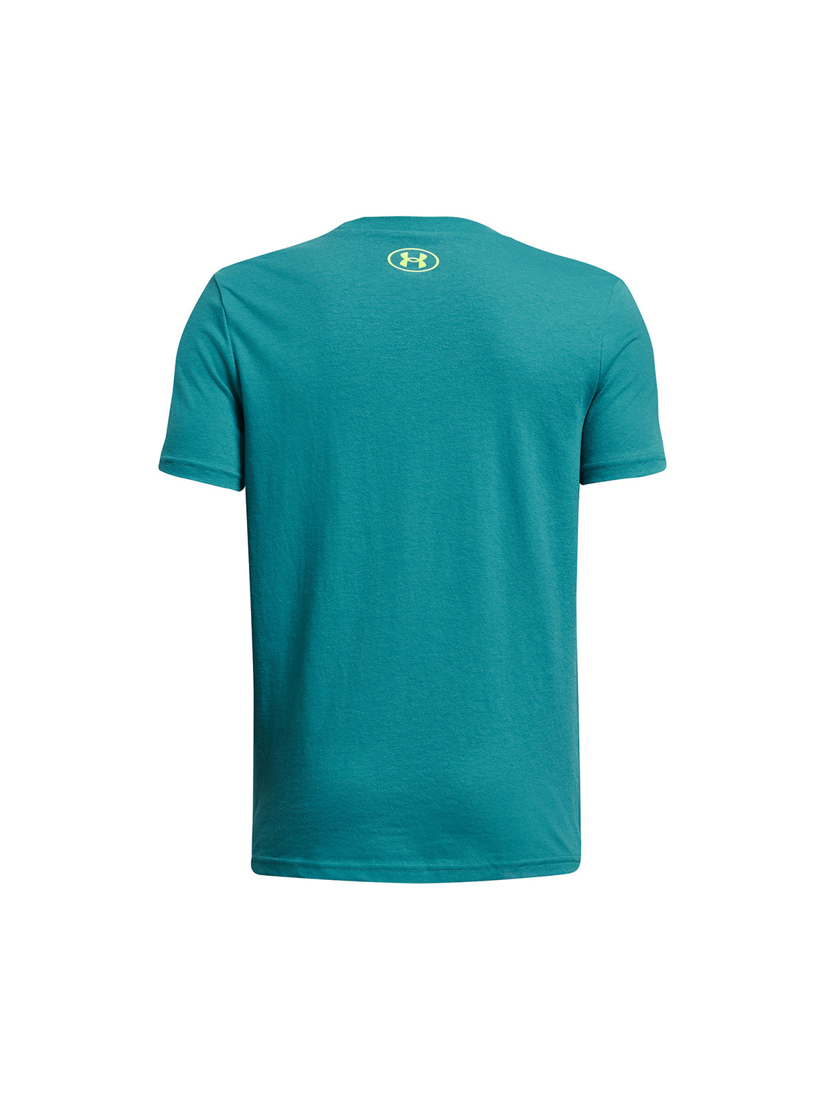 Polera manga corta UA Box Logo Camo para niño