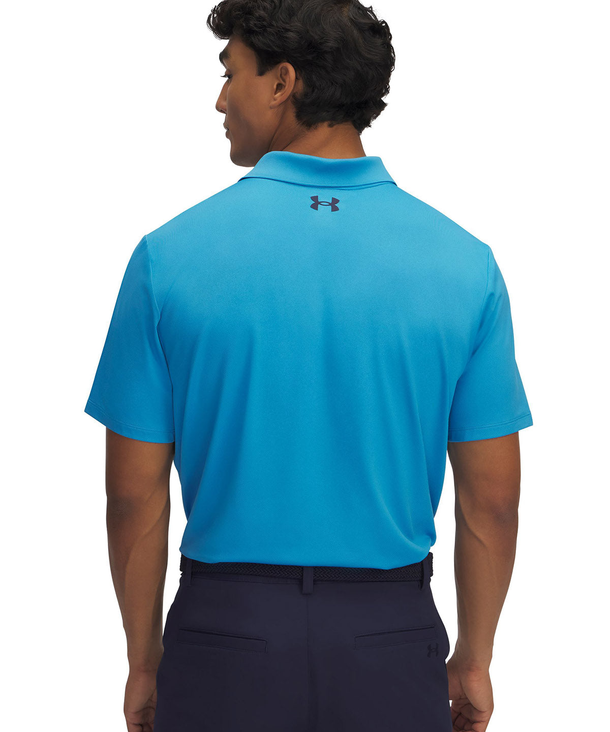 Polera manga corta Under Armour matchplay azul para hombre