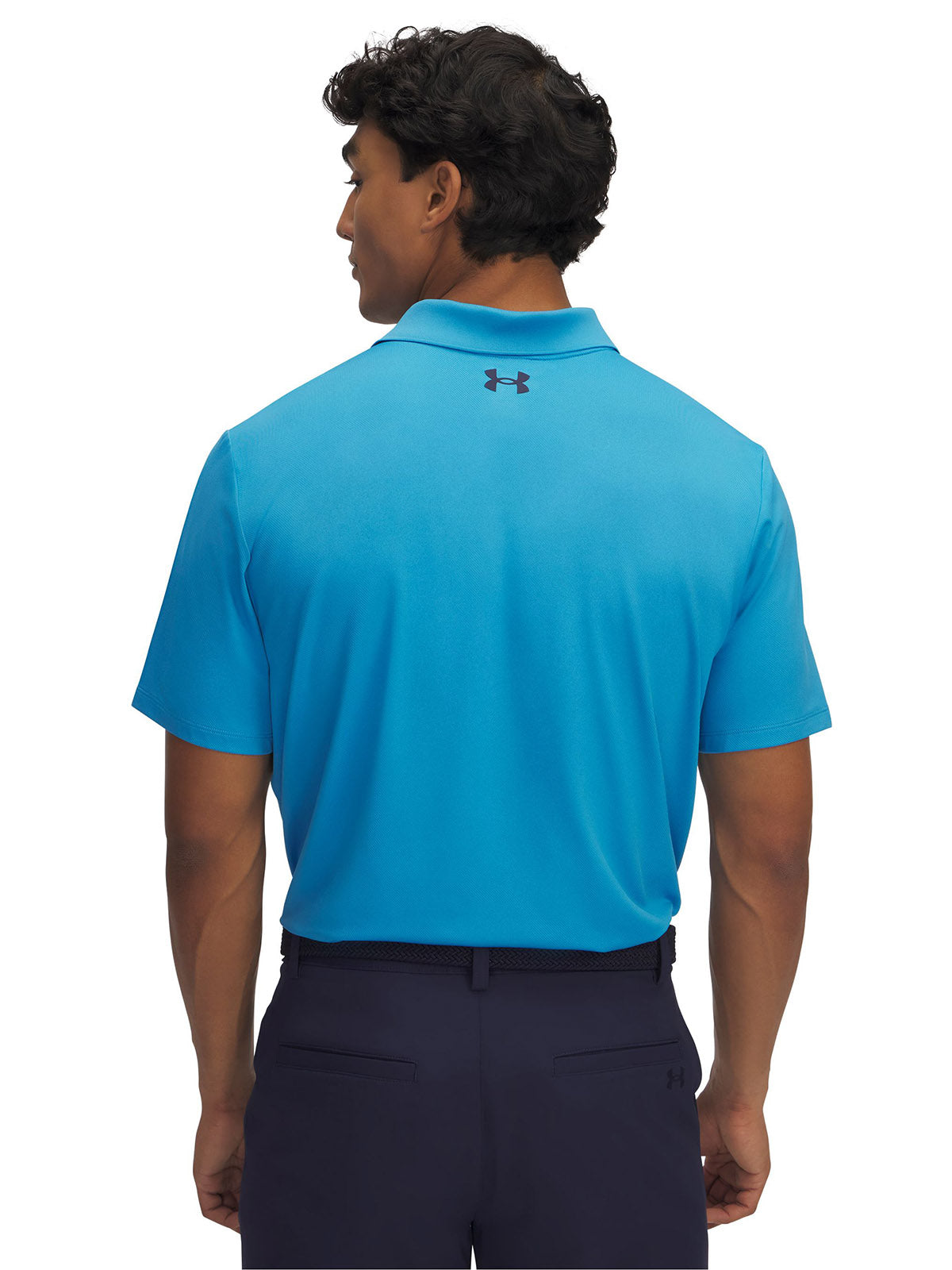Polera manga corta Under Armour matchplay azul para hombre