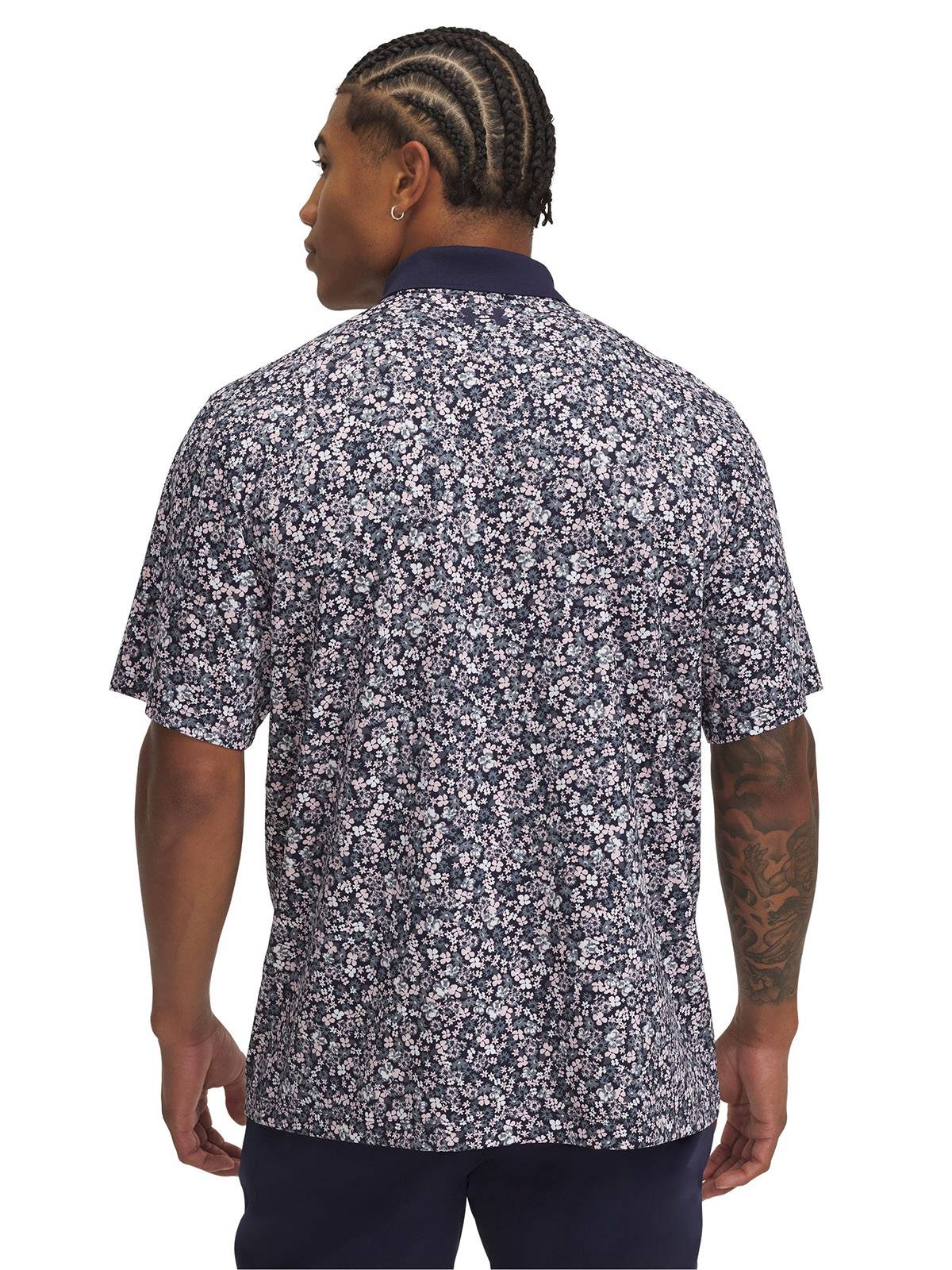 Polo manga corta Under Armour matchplay azul marino para hombre