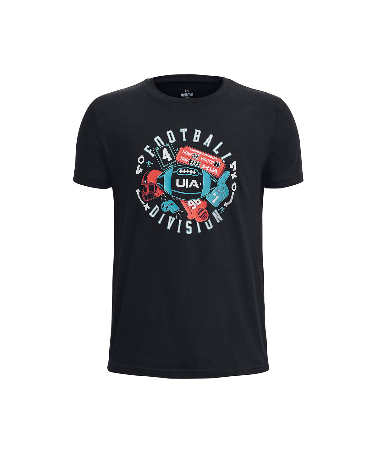 Polera manga corta fútbol UA para niño