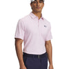 Polo manga corta Under Armour playoff 3.0 rosado para hombre