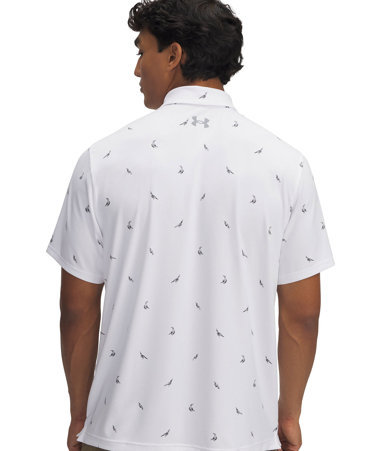 Polo manga corta Under Armour playoff 3.0 blanco para hombre
