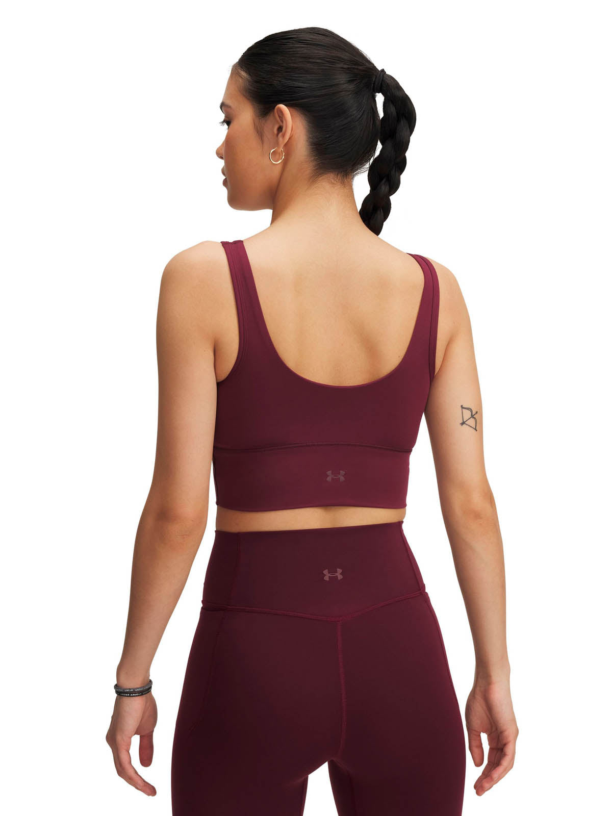 Peto de entrenamiento para Mujer Meridian Fitted Crop Rojo Under Armour