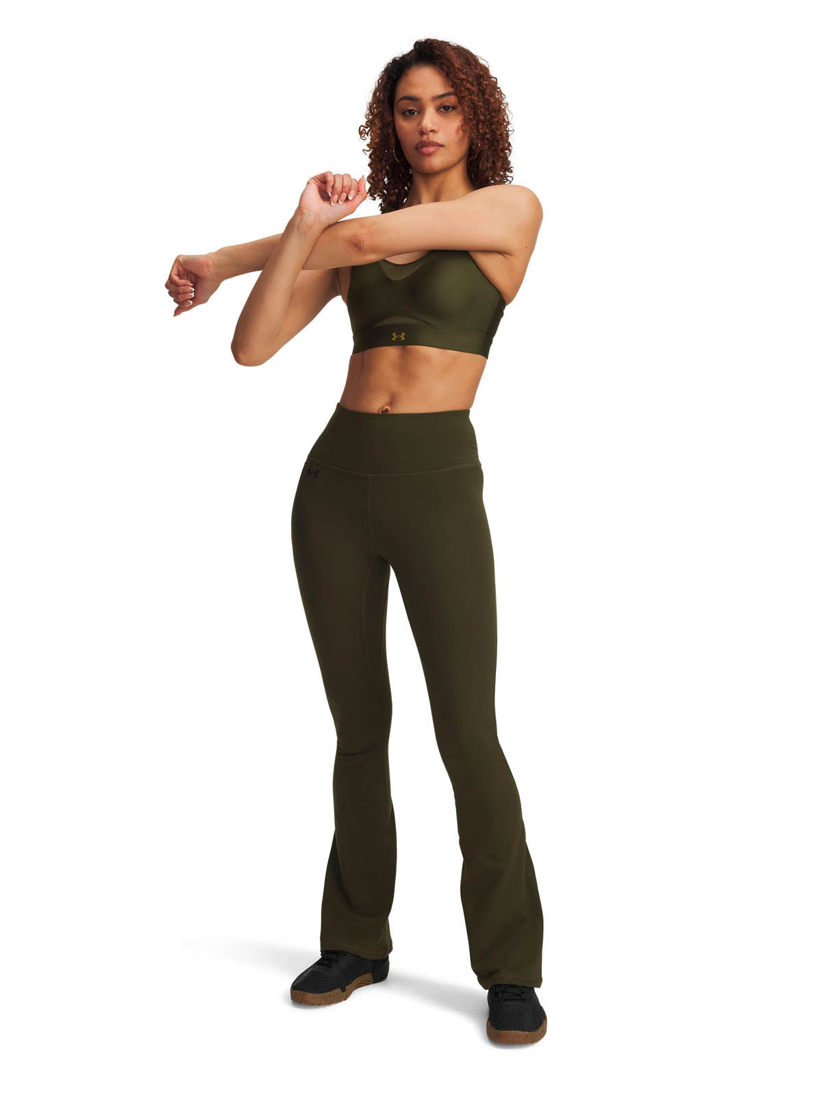 Calza de entrenamiento para mujer Motion Flare Verde Under Armour