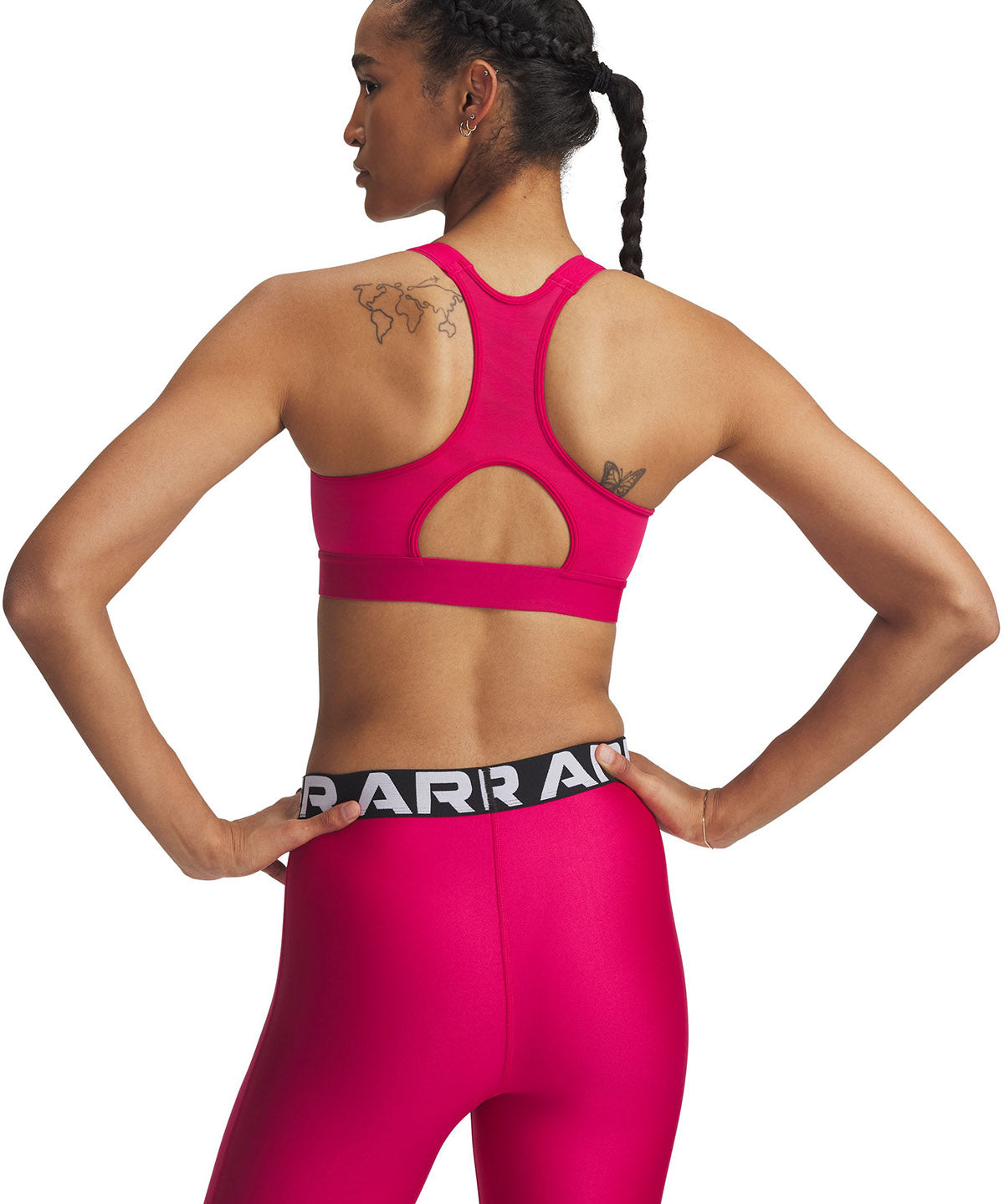 Sostén deportivo Heatgear armour high morado para mujer Under Armour