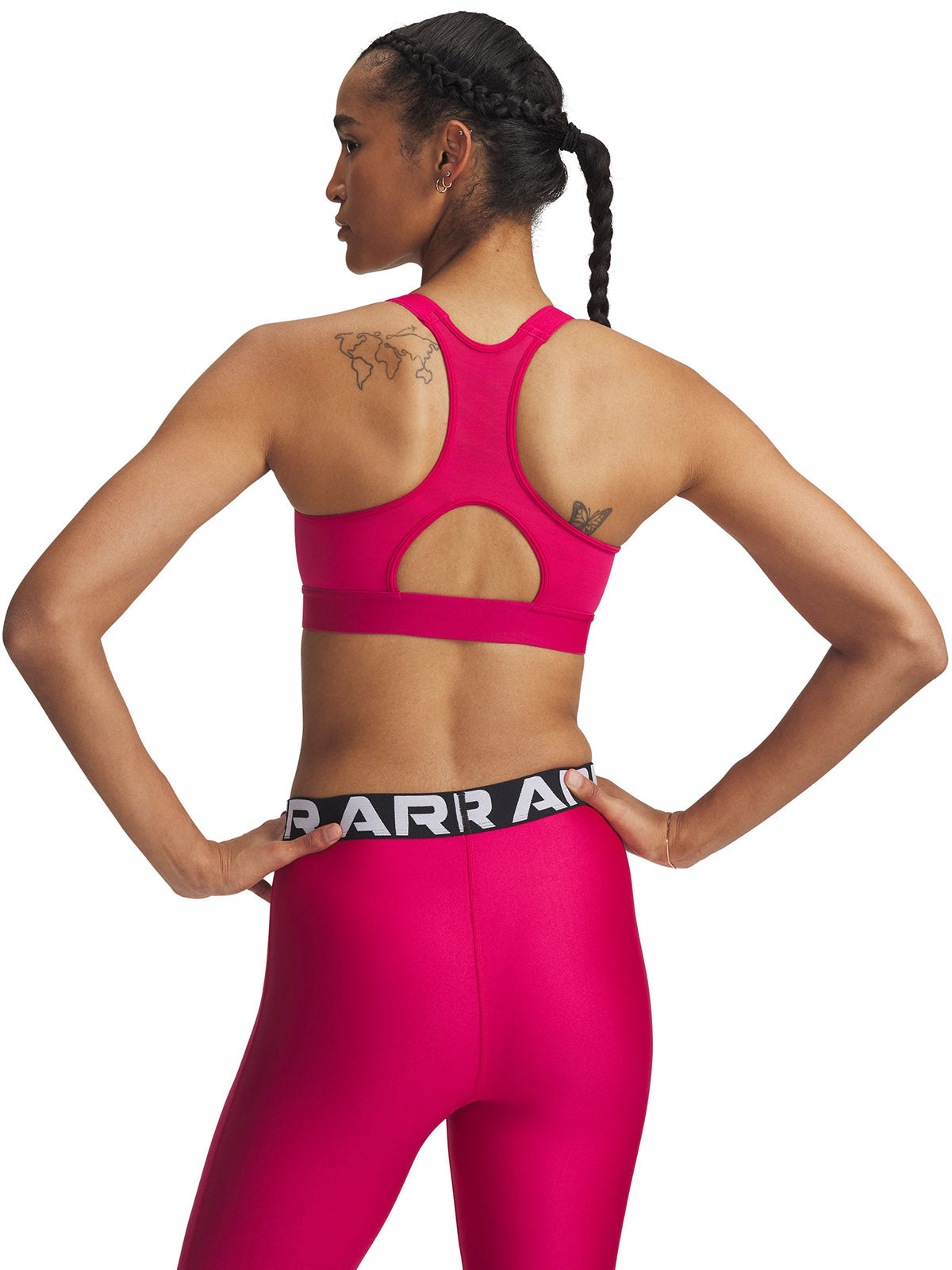 Sostén deportivo Heatgear armour high morado para mujer Under Armour