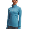 Polerón Running para Mujer Launch pro 1/2 Zip Azul Under Armour