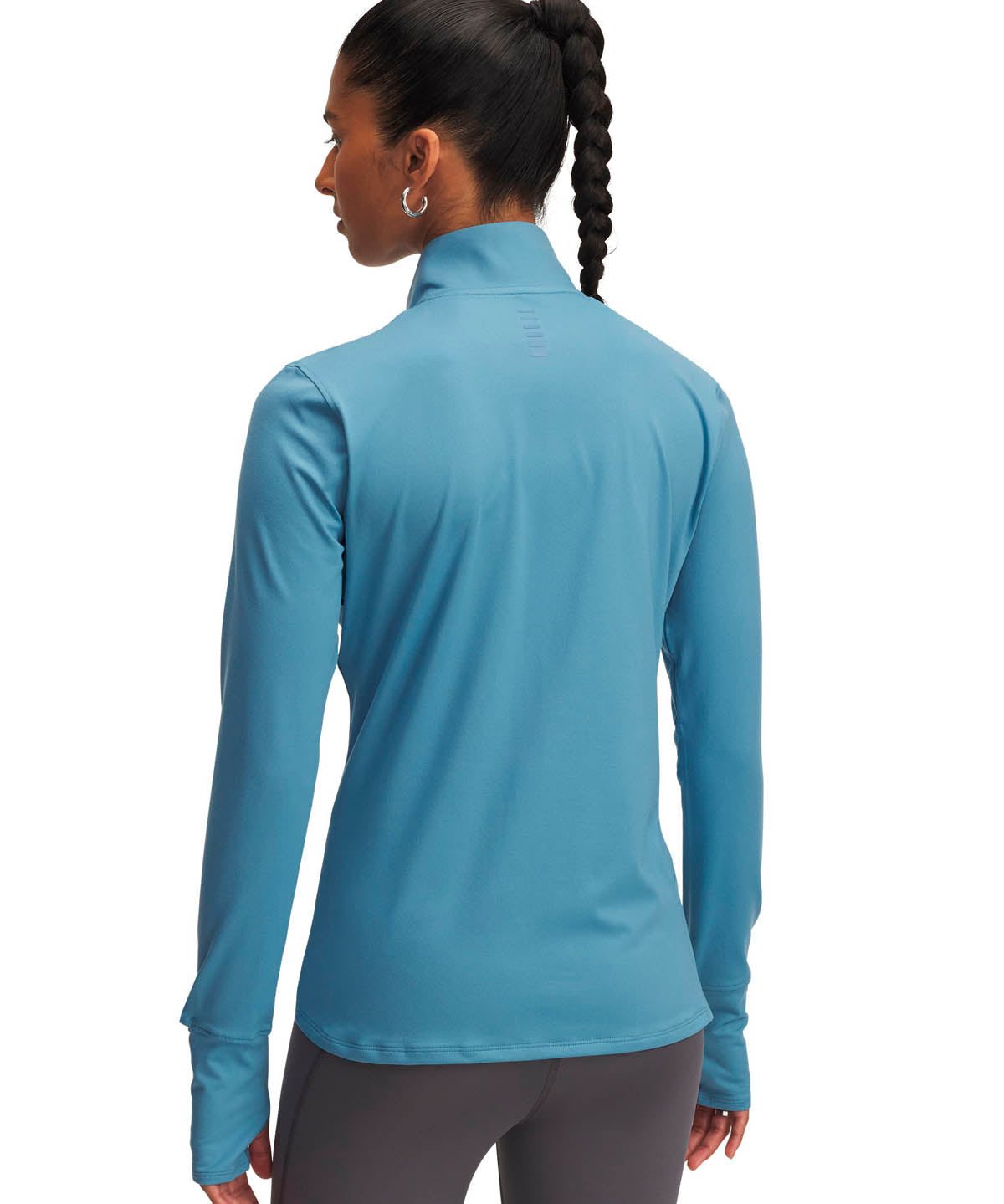 Polerón Running para Mujer Launch pro 1/2 Zip Azul Under Armour