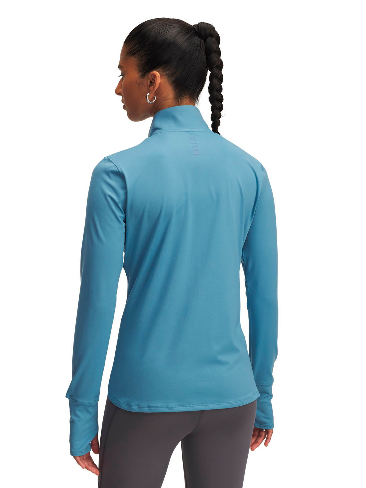 Polerón Running para Mujer Launch pro 1/2 Zip Azul Under Armour