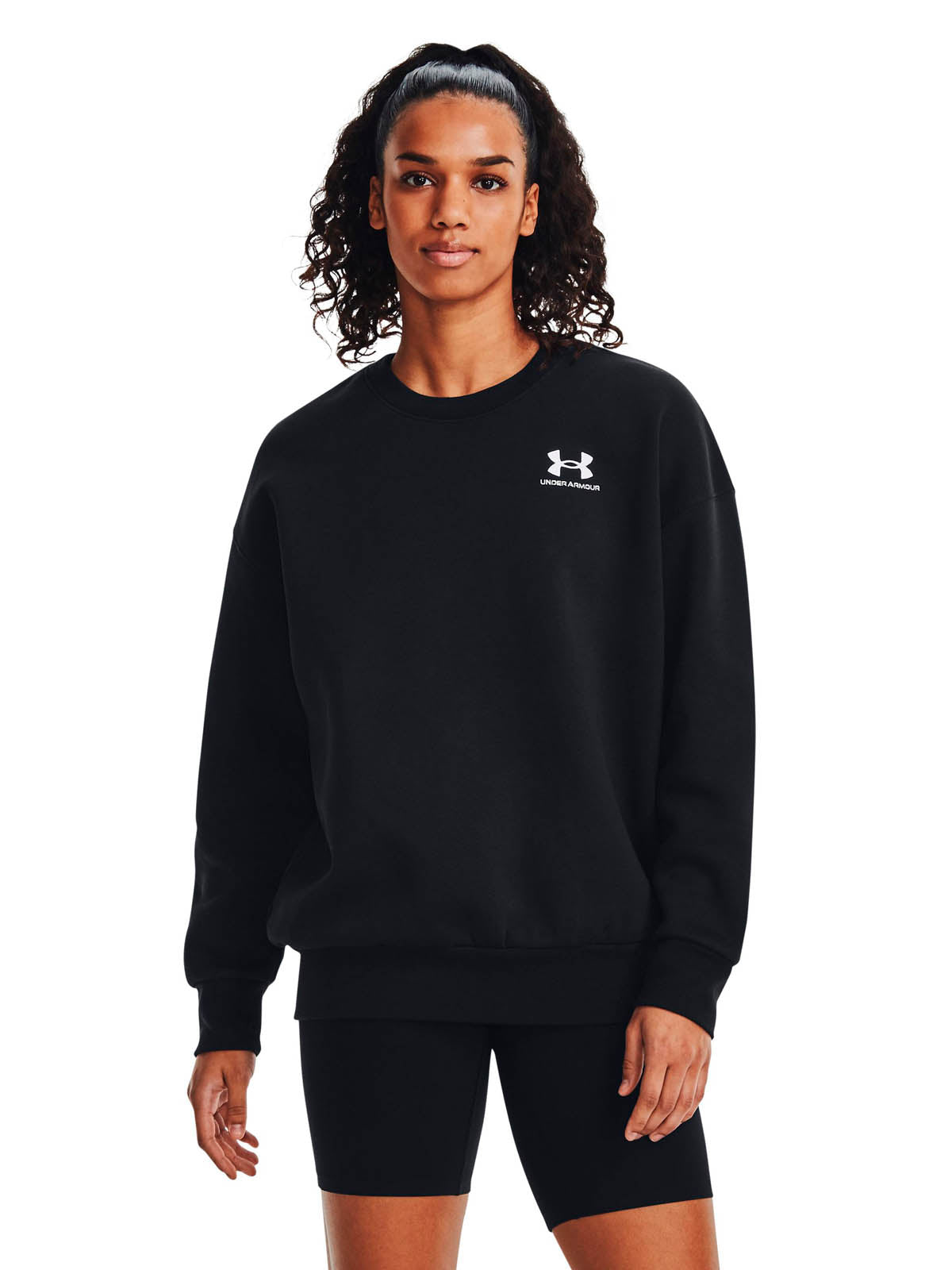 Polerón Oversize UA Icon Fleece para mujer