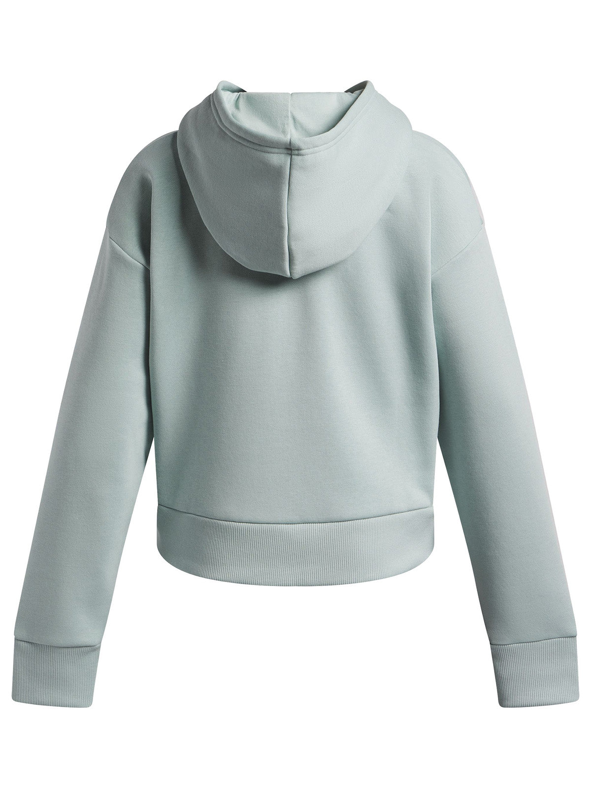 UA Rival Fleece Crop Poleron azul para niña