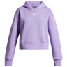 Polerón Lifestyle para niña Rival Fleece Crop morado Under Armour