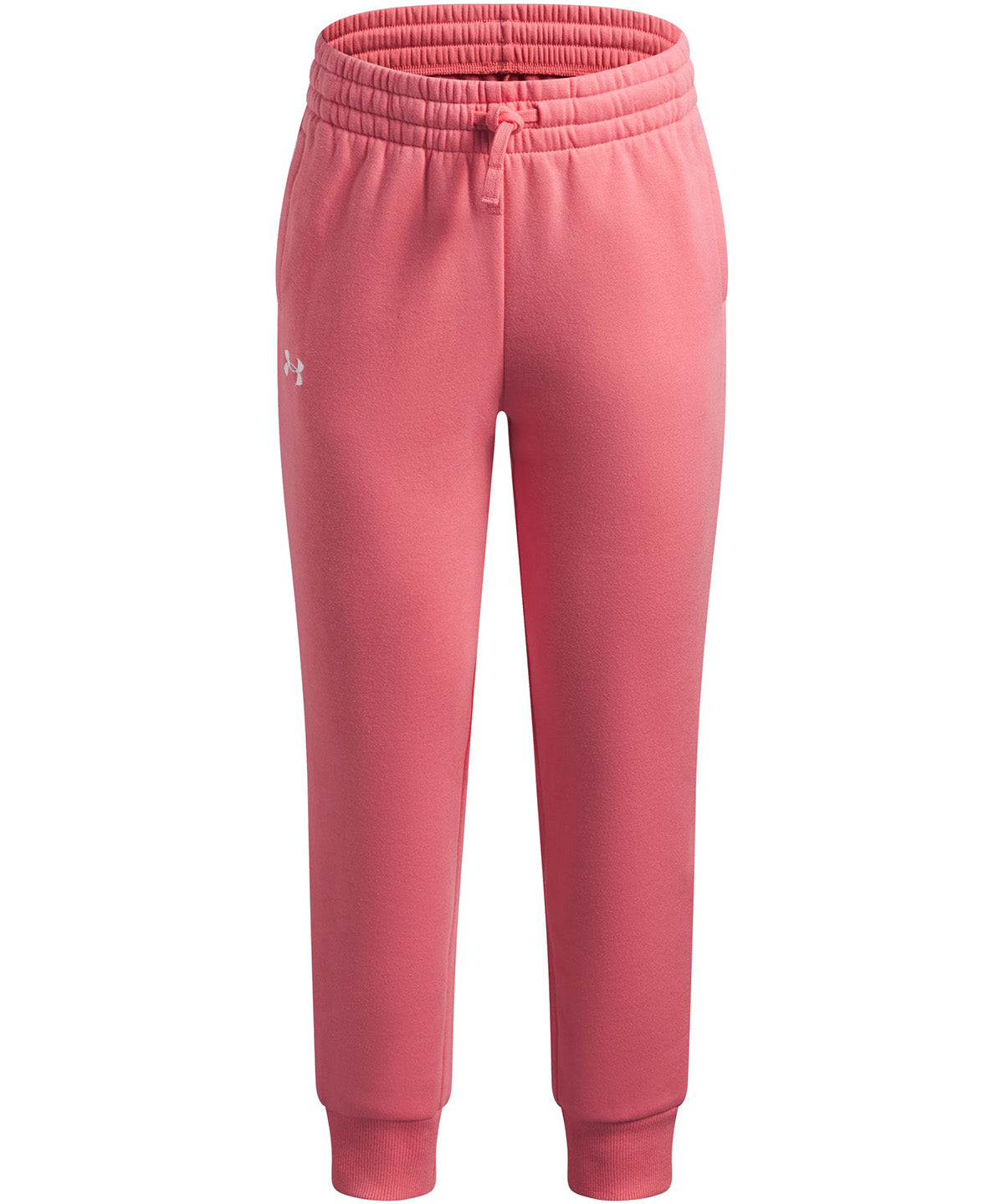 UA Rival Fleece Jogger rosado para niña