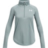 Polerón Under Armour tech gráfico ½ cierre verde para niña