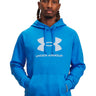 Polerón Lifestyle para hombre Rival Fleece Logo azul Under Armour