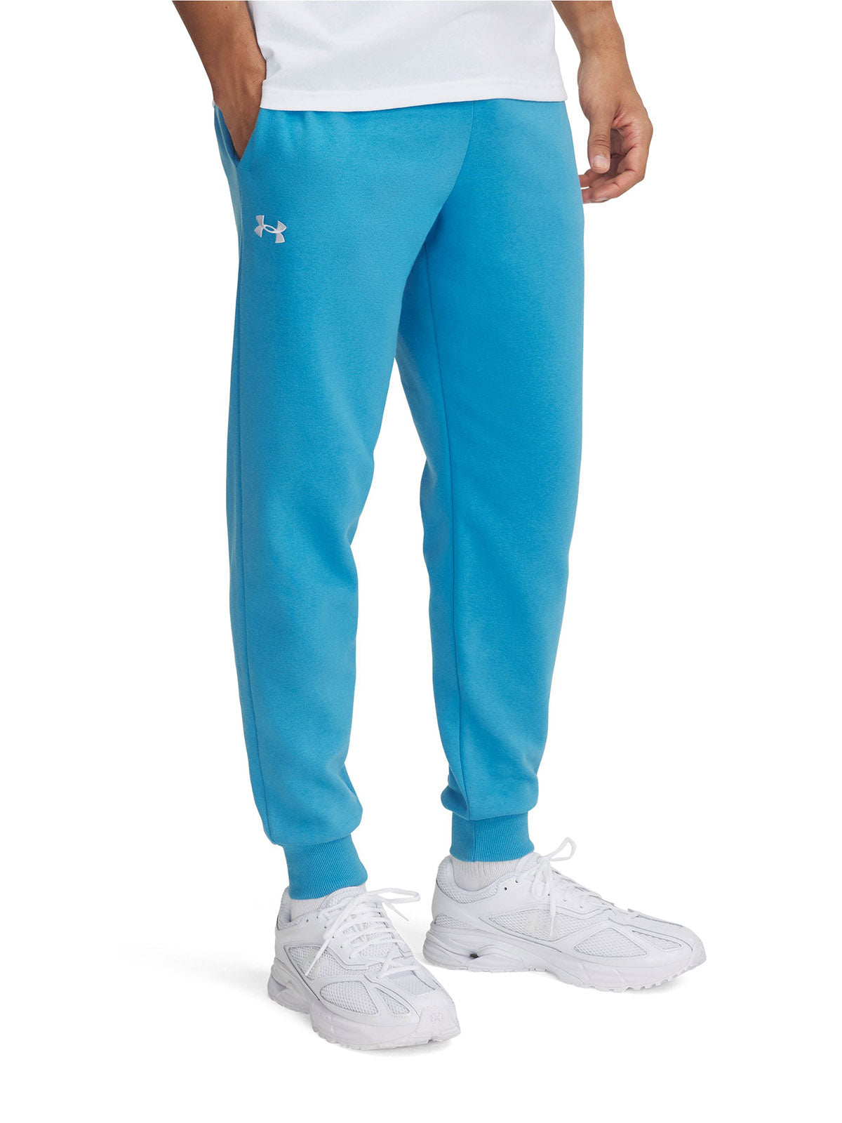 Jogger Under Armour Rival fleece azul para hombre