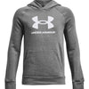 Polerón Under Armour Rival fleece gris para niños