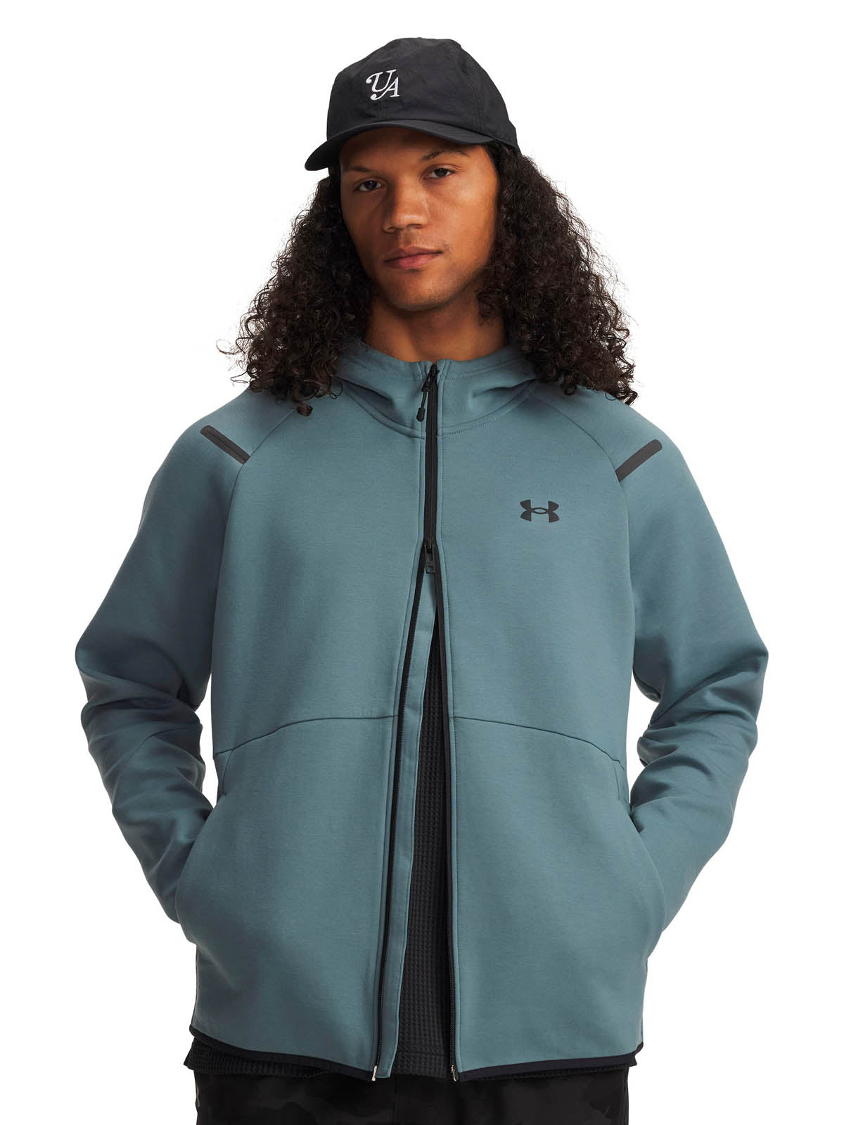 Polerón Lifestyle para hombre Unstoppable Fleece Full-Zip azul Under Armour