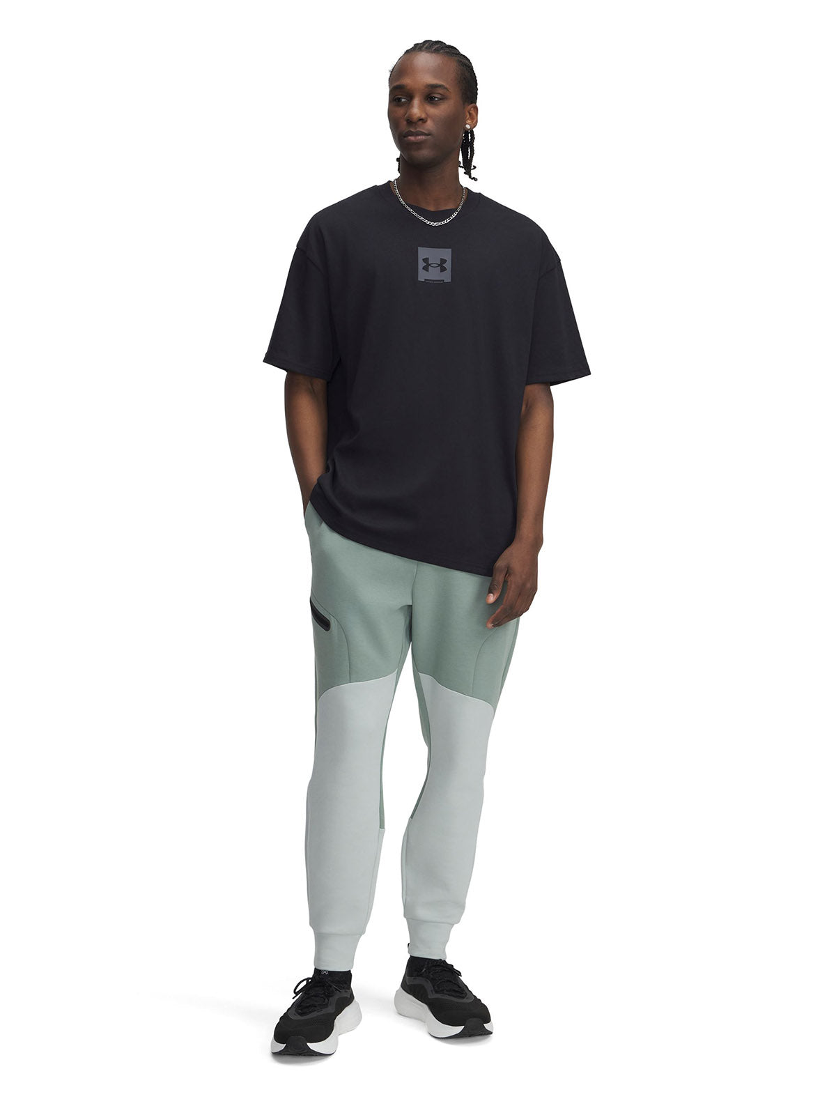 Jogger Under Armour Unstoppablefleece verde para hombre