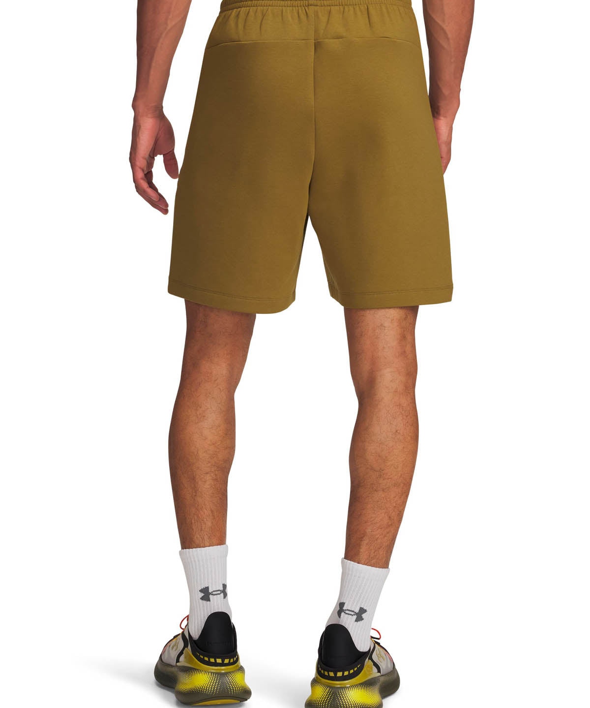 Short Lifestyle para hombre Unstoppable Fleece verde Under Armour