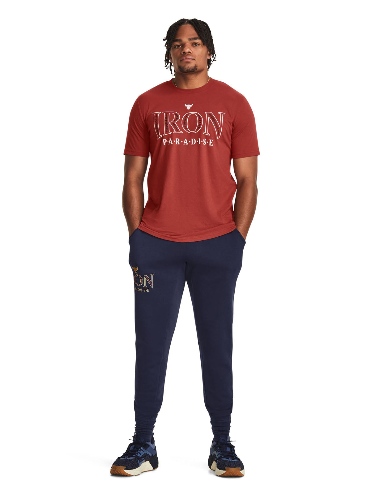 Polera manga corta Project Rock Paradise para hombre Under Armour