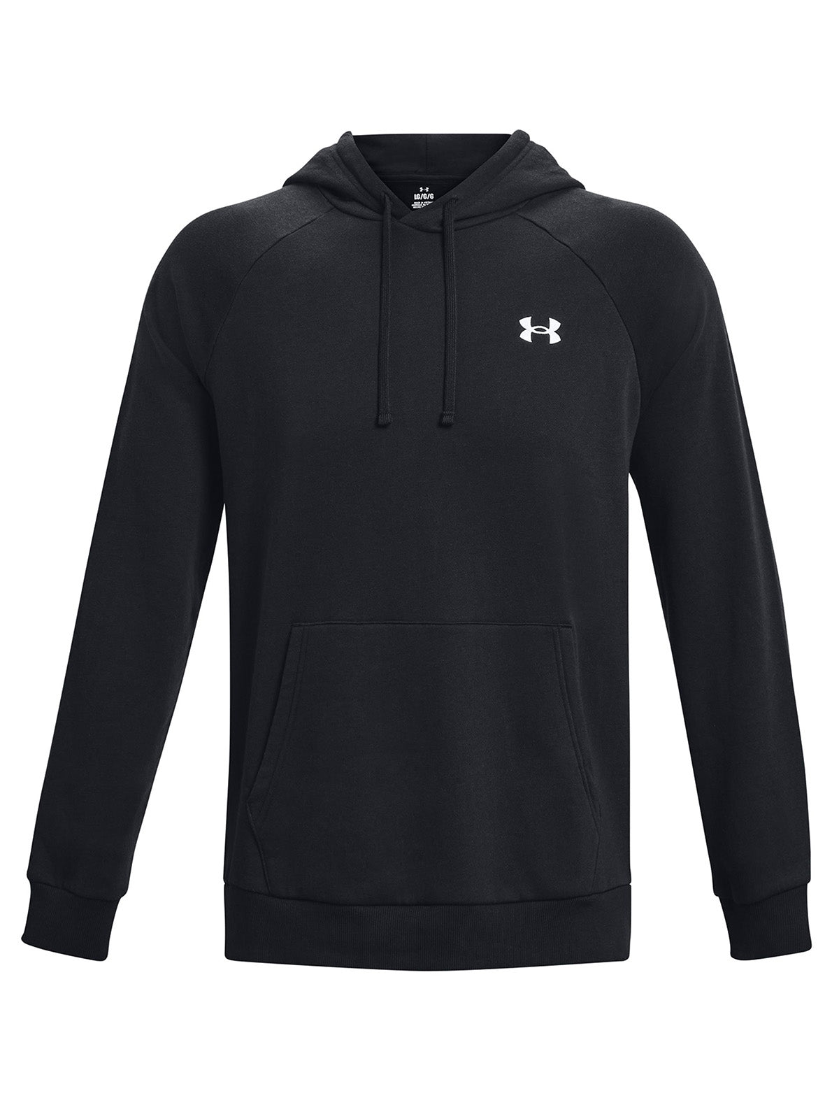 UA Rival Fleece Hoodie Poleron negro para hombre
