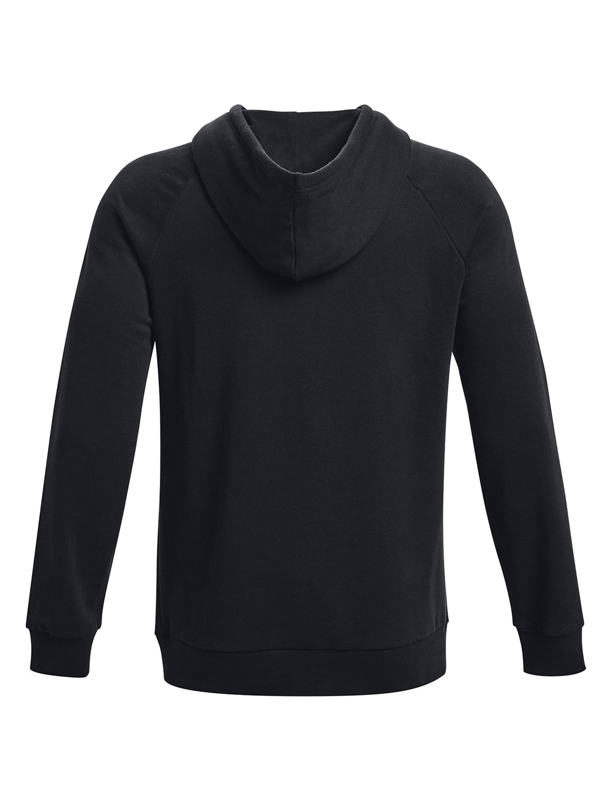 UA Rival Fleece Hoodie Poleron negro para hombre