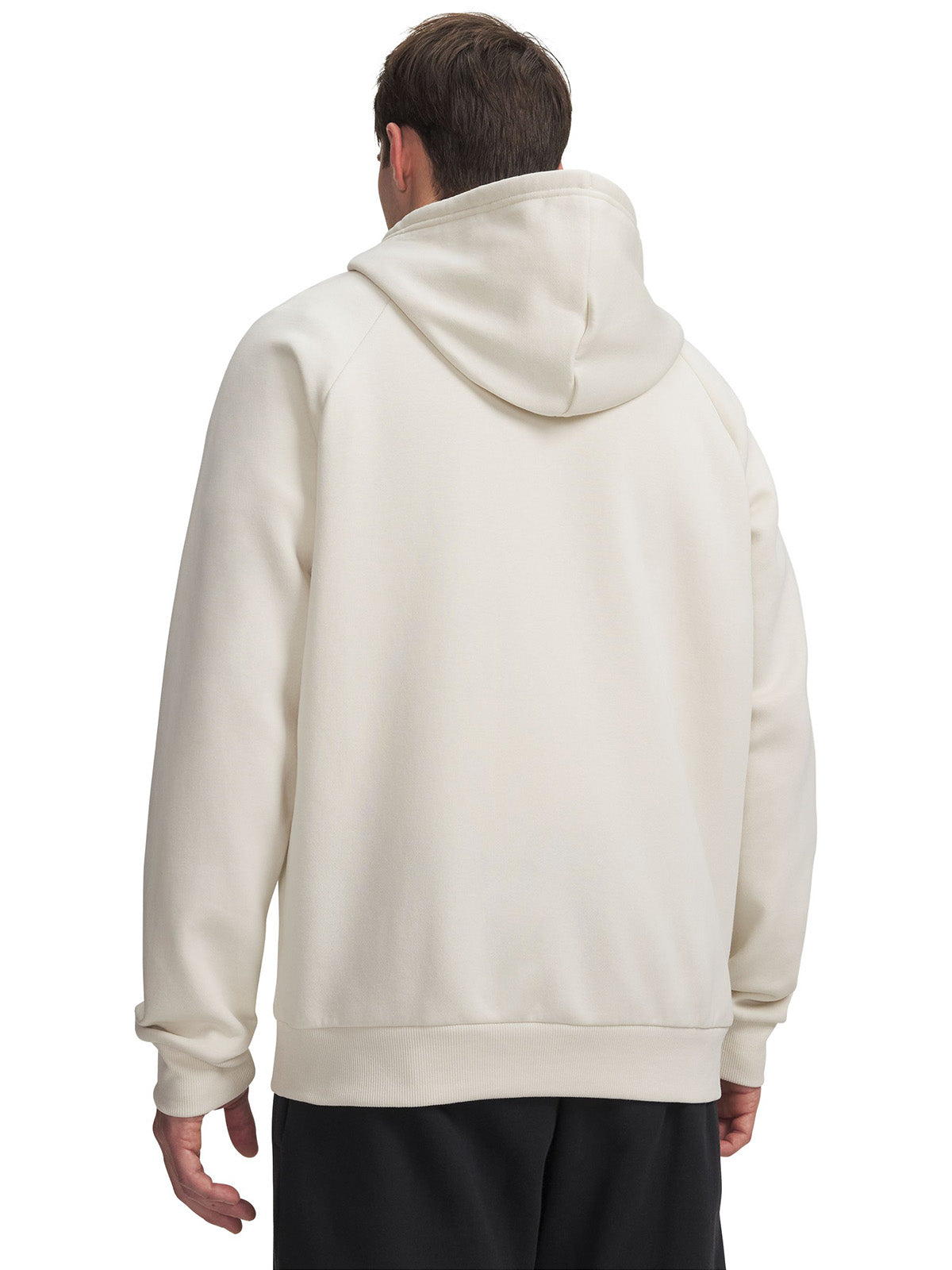 UA Rival Fleece Full Zip Poleron café para hombre