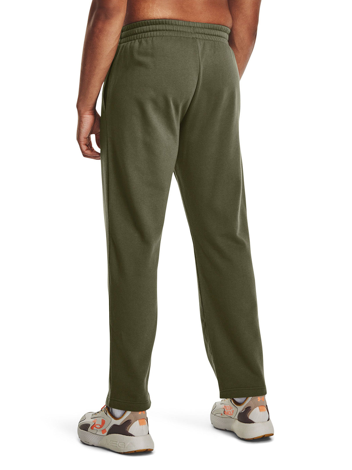 UA Rival Fleece Pantalon verde para hombre