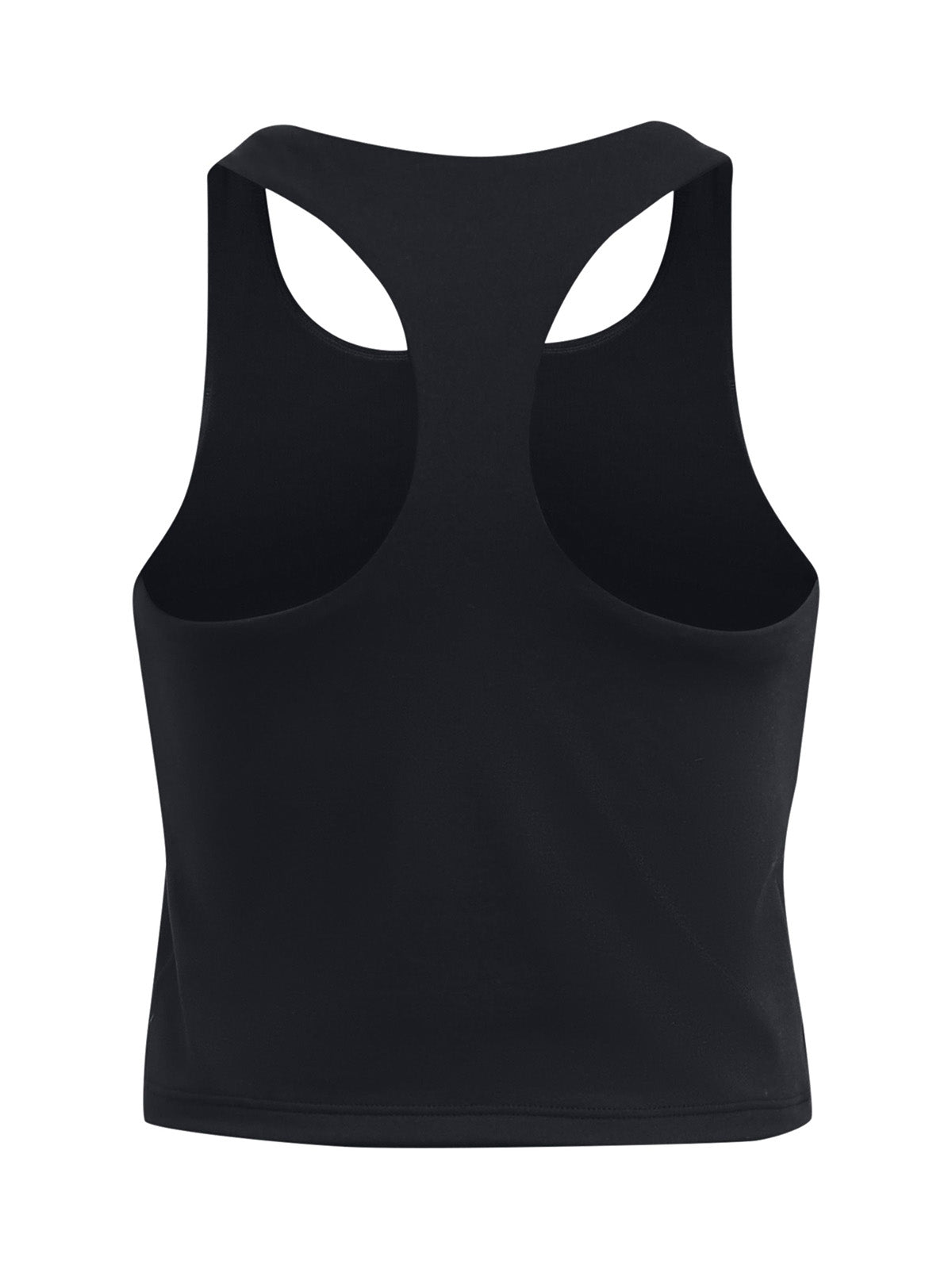 UA Motion Crop Tank Polera Sin Mangas negro para niña
