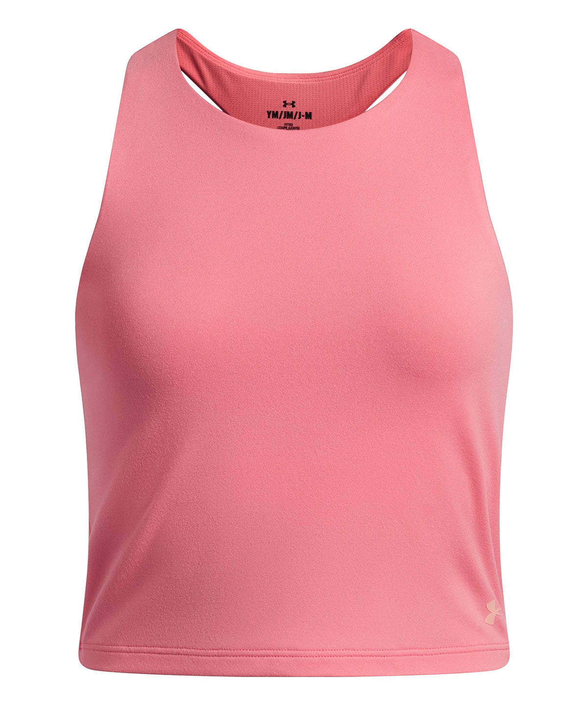 UA Motion Crop Tank Polera Sin Mangas rosado para niña