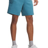 UA Icon Fleece Crew Short azul para hombre
