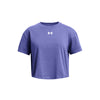 Polera manga corta UA Crop Sportstyle para niña