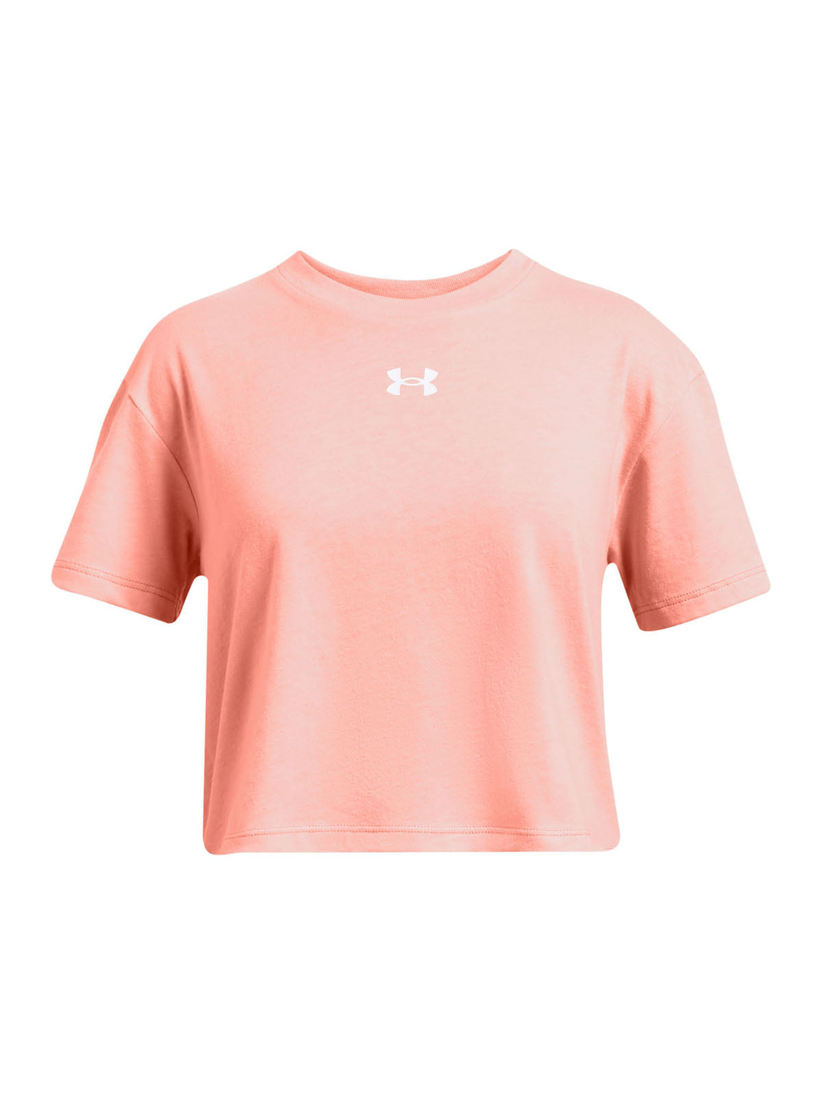 Polera manga corta UA Crop para niña