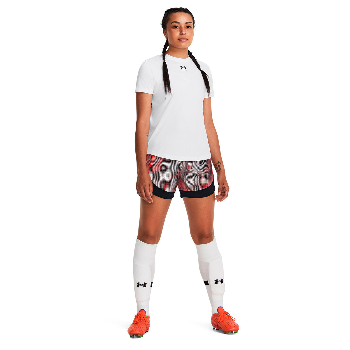 Shorts estampados Challenger Pro para mujer Under Armour