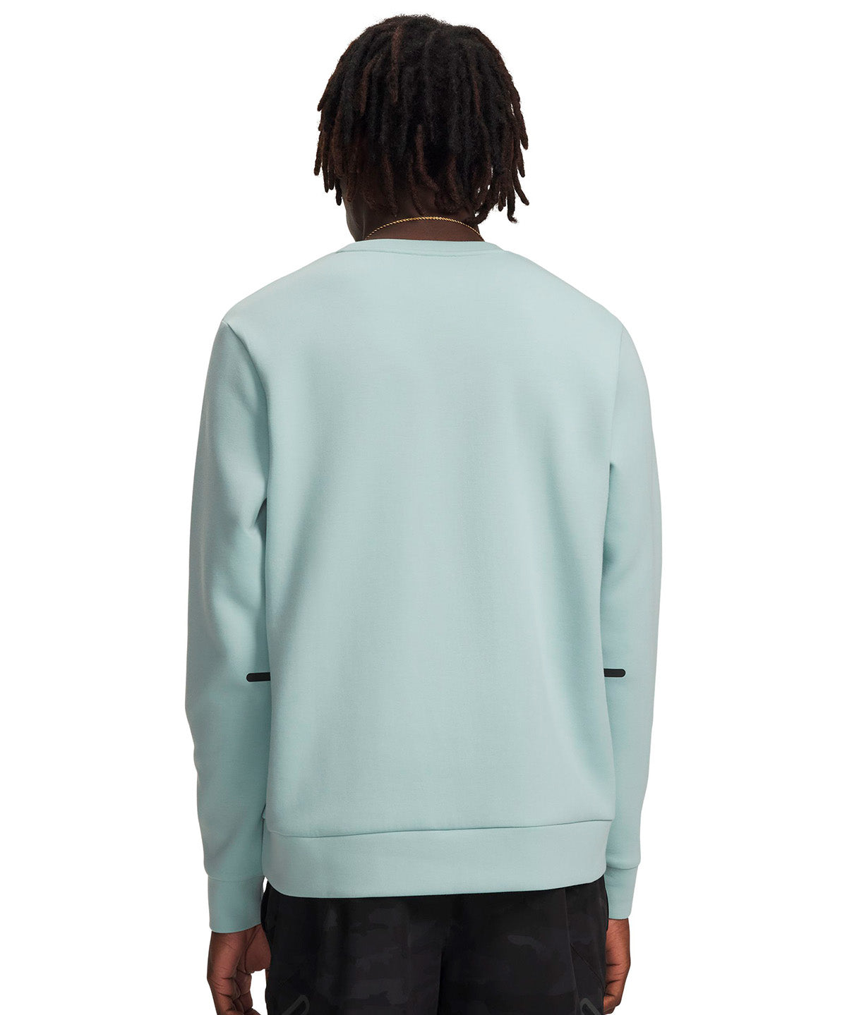 UA Unstoppable Fleece Crew azul para hombre