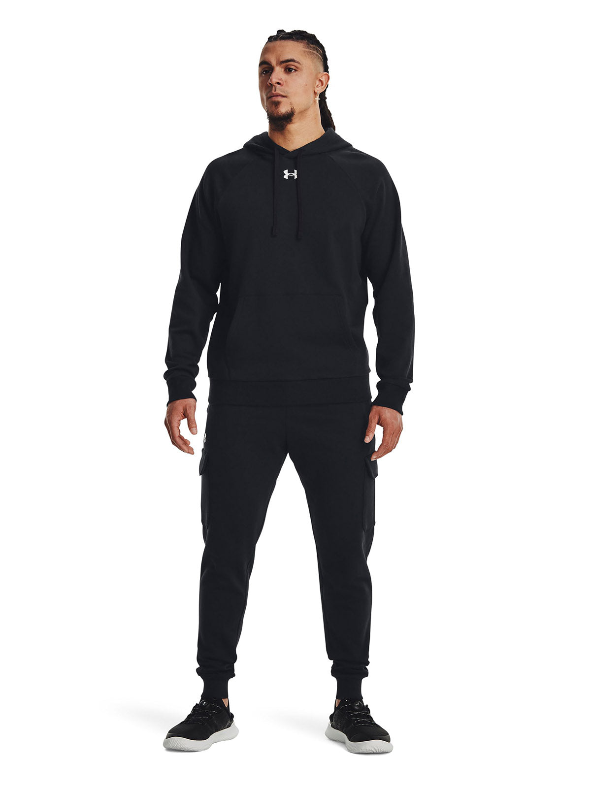 Jogger cargo Under Armour Rival negro para hombres