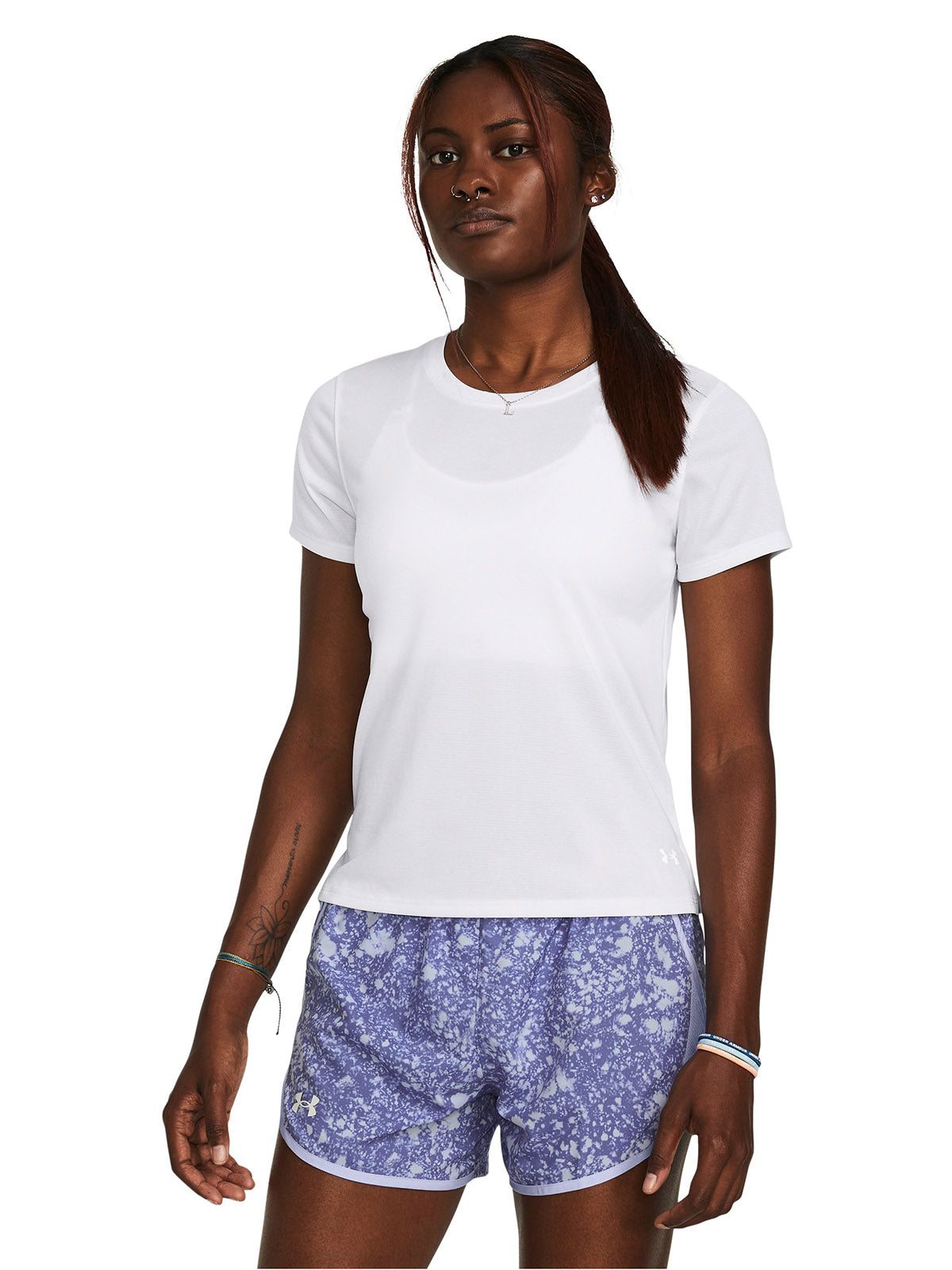 Polera manga corta UA Launch para mujer