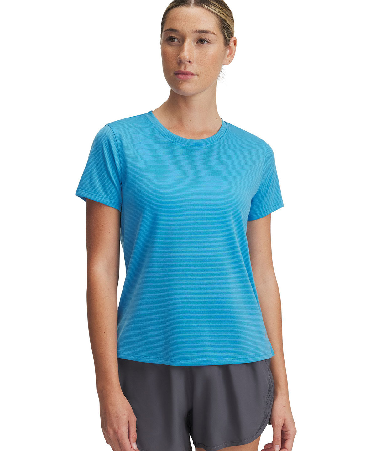 Polera manga corta UA Streaker para mujer