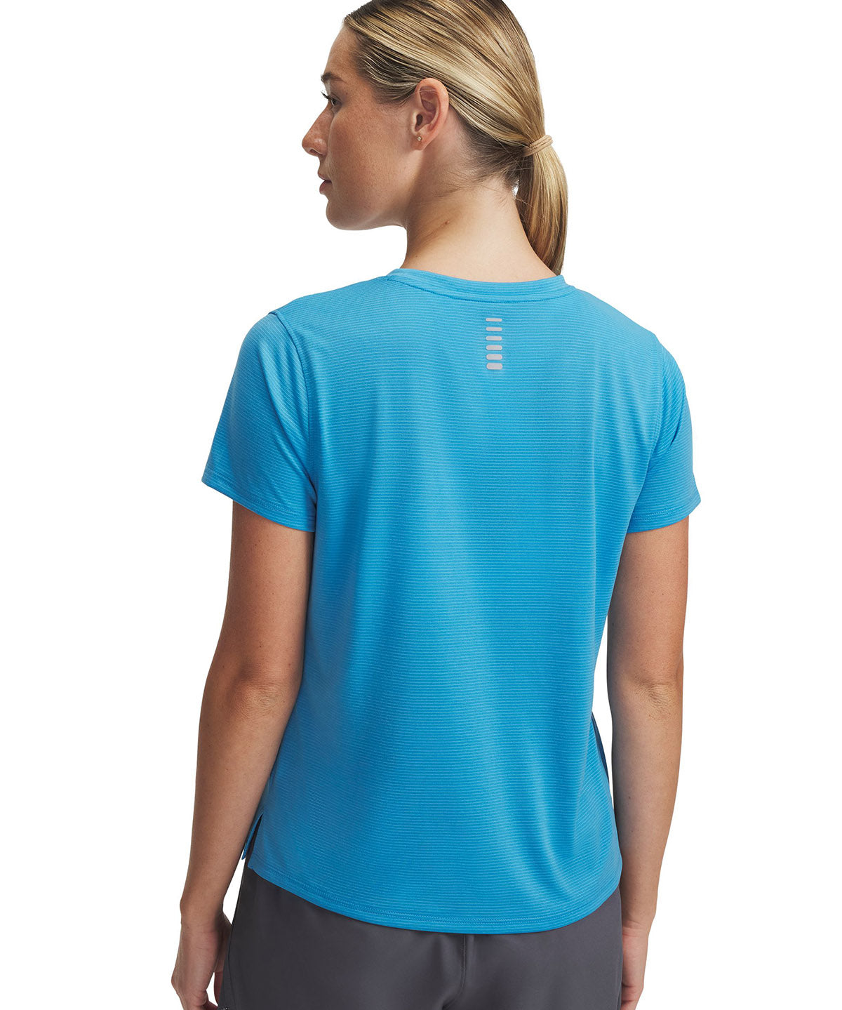 Polera manga corta UA Streaker para mujer