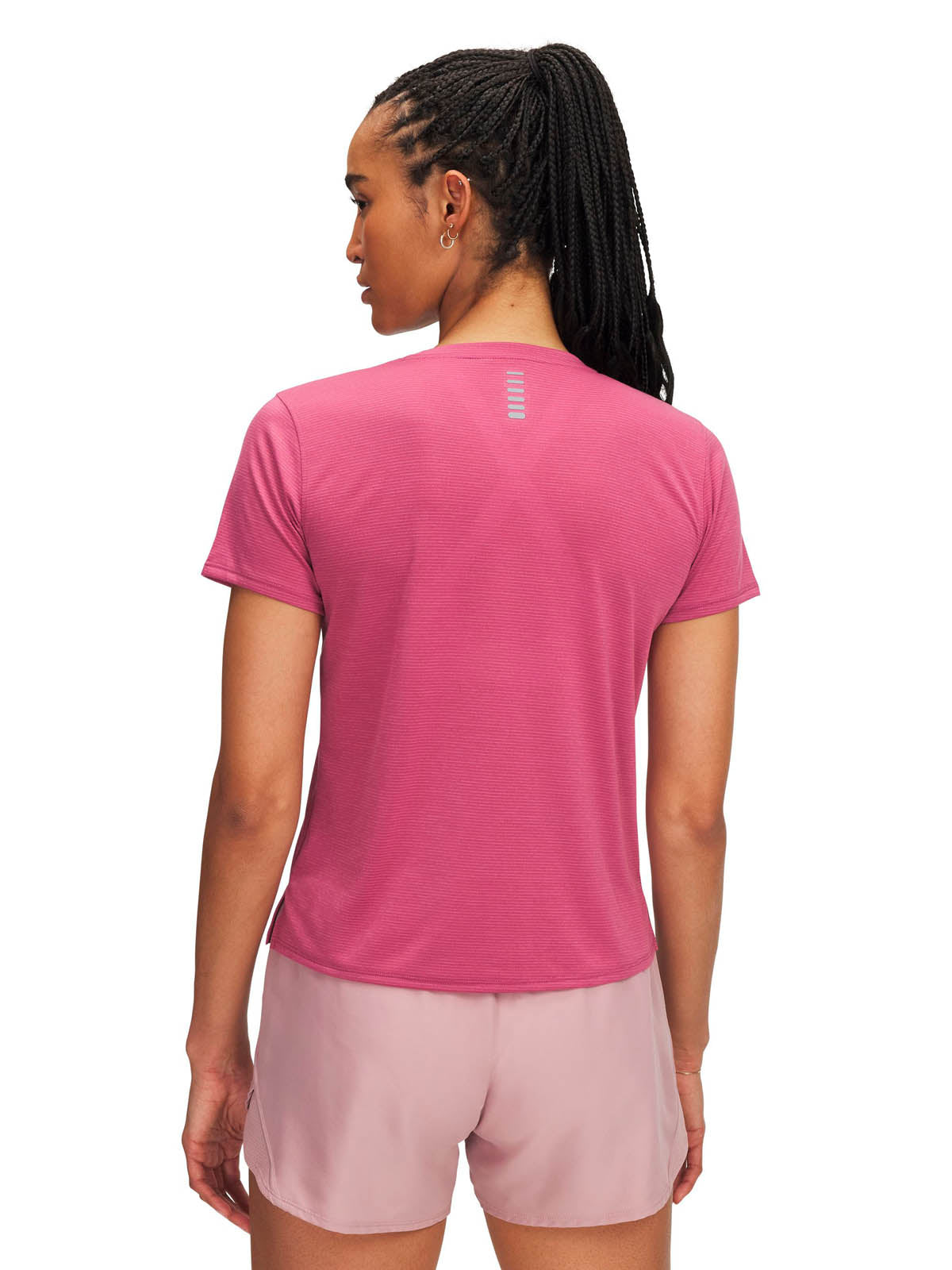 Polera Manga Corta Running para Mujer Launch Rojo Under Armour