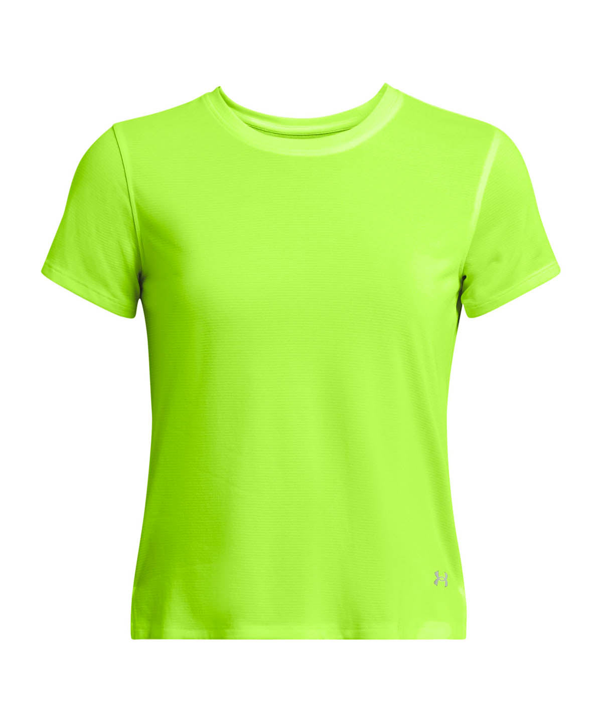 Polera manga corta Under Armour launch amarillo para mujer