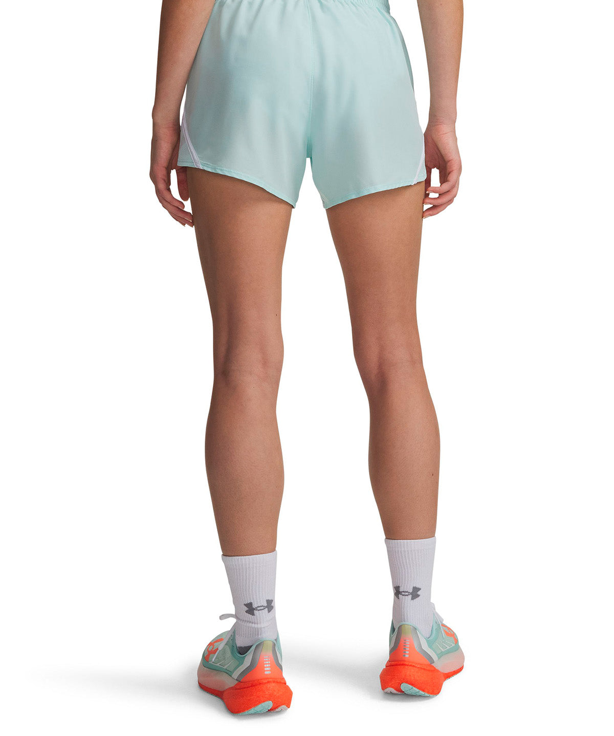 UA Fly-By 3" verde para mujer