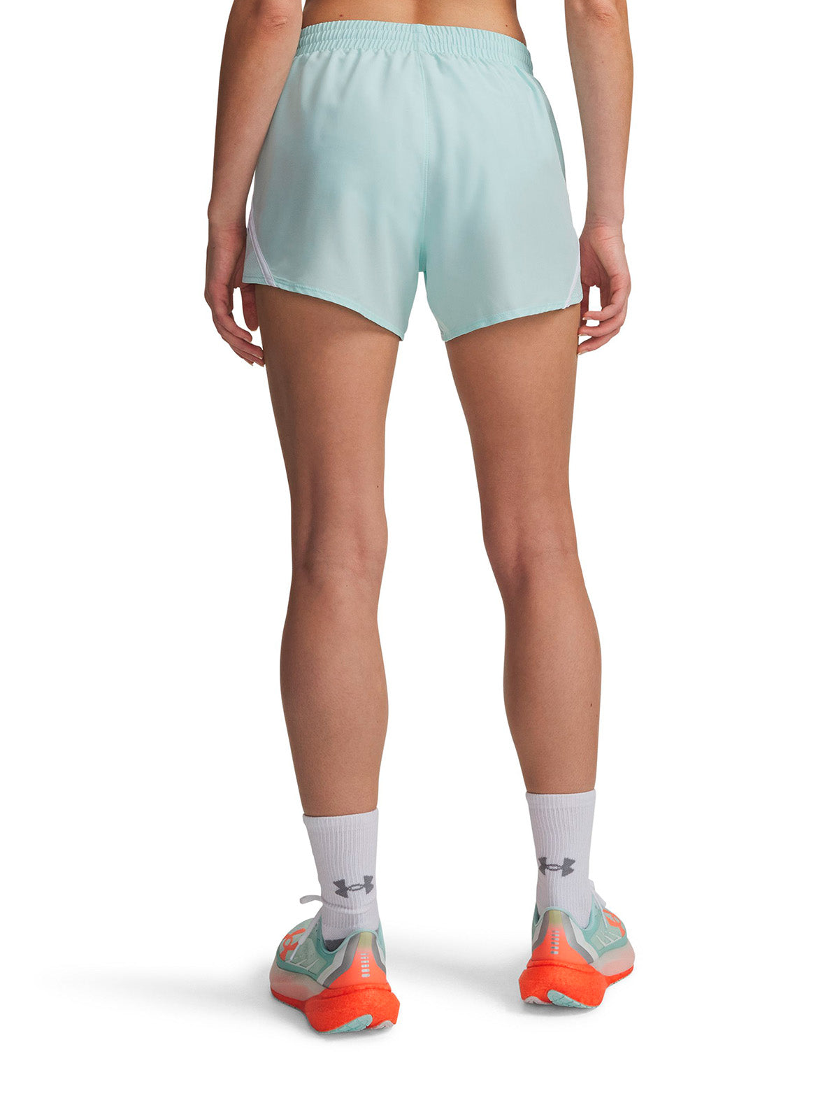 UA Fly-By 3" verde para mujer