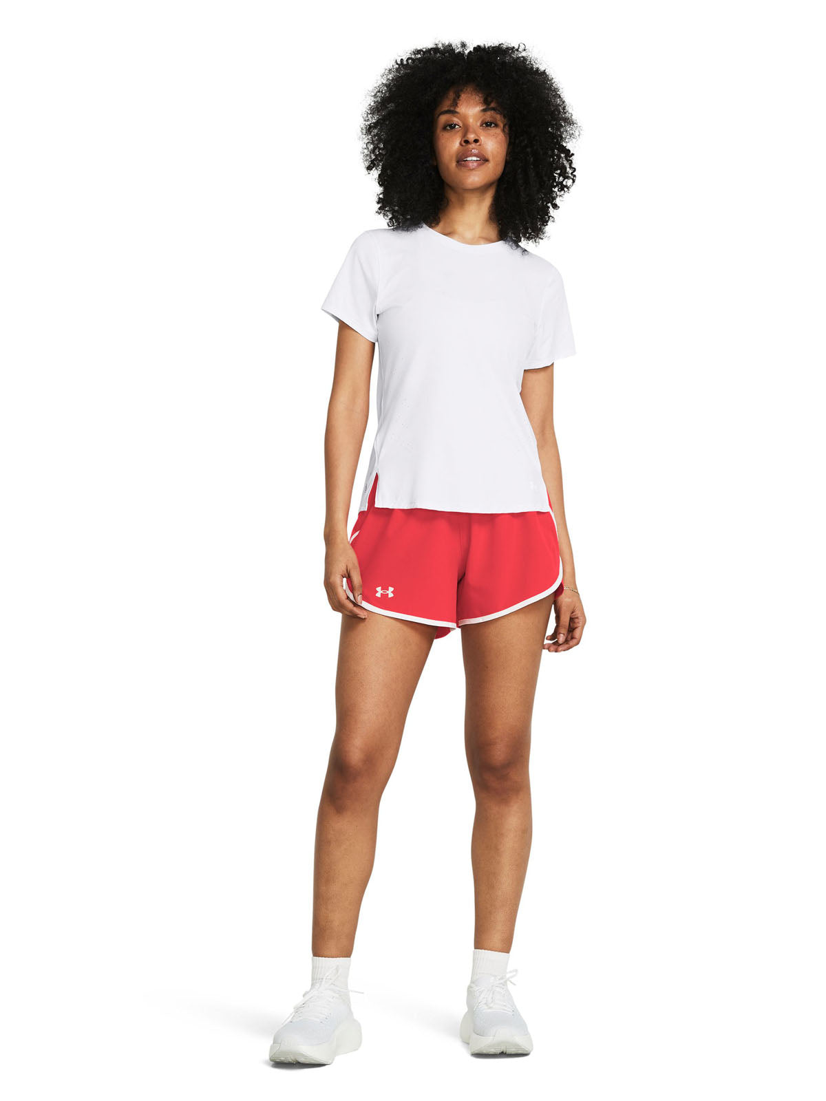 Shorts UA Fly-By de 3" para mujer