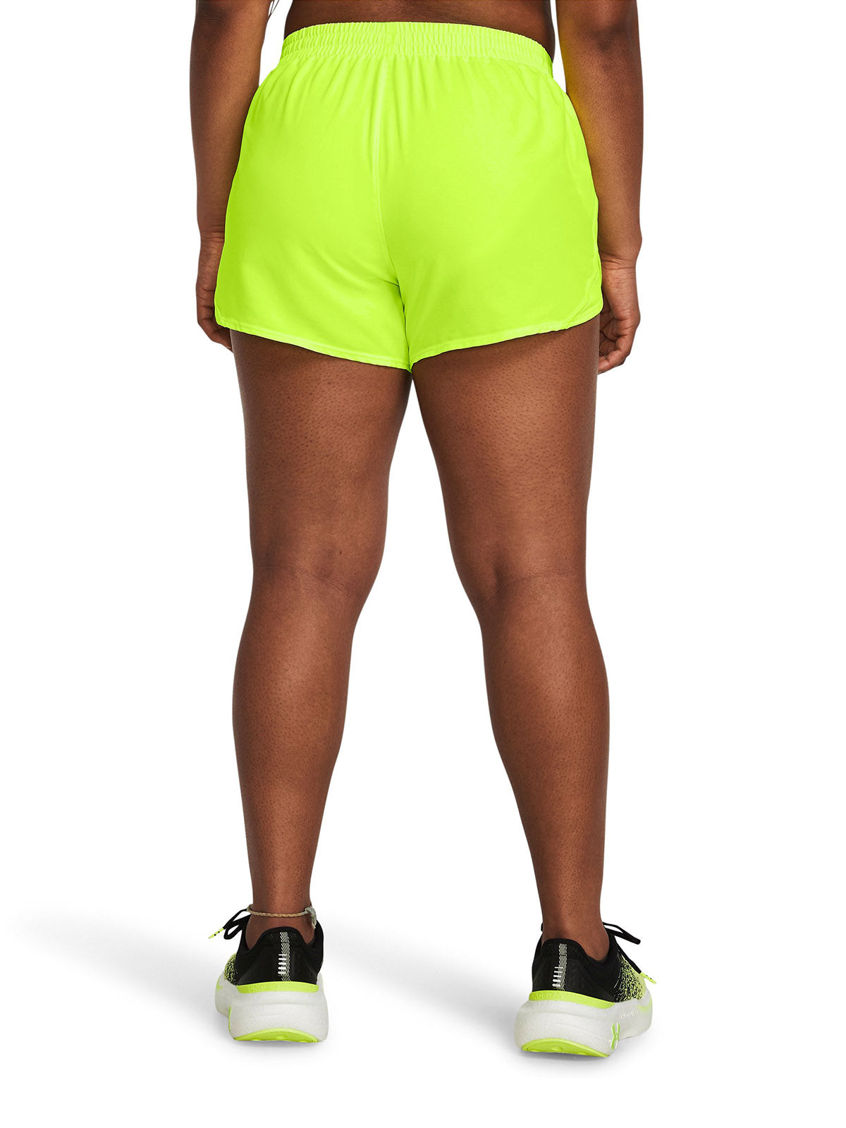 Shorts Under Armour fly-by amarillo para mujer